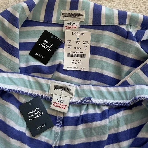J. Crew Knit pajama set NWT - Picture 6 of 12